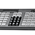 фото Программируемая клавиатура АТОЛ KB-76-KU черная c ридером магнитных карт