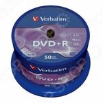 фото Набор DVD+R дисков Verbatim 43550