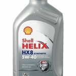 фото Масло моторное "Shell" cерый (1 л) 5W-40 SM/CF синтетическое HX8