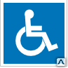 фото Знак D 04 Доступность для инвалидов в креслах-колясках