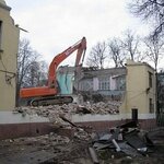 фото Слом зданий в Мосрентгене