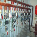 фото Монтаж электрических системы отопления