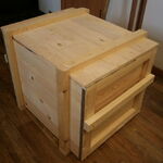 фото Ящик деревянный для резиновых колец