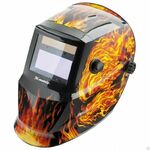фото Щиток защитный лицевой (маска сварщика) с автозатемнением, пламя // MATRIX