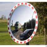 фото Дорожное зеркало со световозвращающей окантовкой круглое