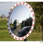 фото Зеркало дорожное со световозвращающей окантовкой, круглое