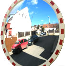 фото Зеркало дорожное круглое со световозвращающей окантовкой d=600 мм