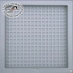 фото Форма для тактильной плитки 500х500 с квадратными рифами