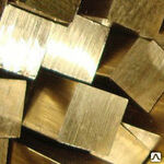 фото Квадрат бронзовый от 5 до 41 мм ГОСТ 1628-78, марка бронзы БрКМц3-1