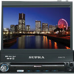 фото Автомобильная магнитола SUPRA SWM-777NV Navitel 1Din DVD c выездным монитор
