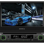 фото Автомобильная магнитола SUPRA SWM-772 1Din DVD c выездным монитором