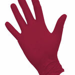 фото NitriMAX красные смотровые перчатки