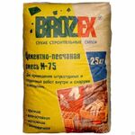 фото Кладочная смесь Brozex М-75 цементно-песчаная 25 кг
