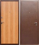 фото Дверь утепленная с внутренней отделкой ДВП (размеры: ш 750-980 в 1750-2150)