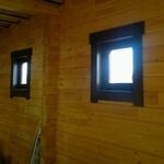 фото Откосы к деревянному окну, сосна, дуб, ясень, брус 92 мм