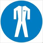 фото Знак М07 «Работать в защитной одежде» (пластик)
