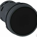 фото Кнопка черная с фиксацией 22мм 1но Schneider Electric