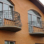 фото Кованые перила для балкона