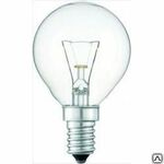 фото Лампа накаливания E27, 60W, Р45 (шар), CL (прозрачная) Philips