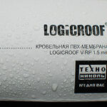 фото ПВХ Мембрана LOGICROOF V-SR серый (1.5) основа не армир. (2х20) 1,5 мм