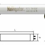 фото Люминесцентная лампа.Navigator NTL-T4-16-840-G5 16W 94 103