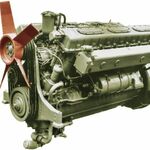 фото Транспортный дизельный двигатель Д12А-525
