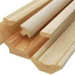 фото Плинтус деревянный потолочный/половой (ширина 50мм, сосна) сорт А длина 2,2