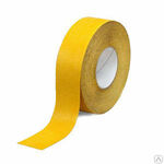 фото Противоскользящая абразивная лента самоклеящаяся желтая 50 мм