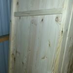 фото Дверь банная сосновая с коробкой 650х1750м
