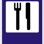 фото Знак 7.7 Пункт питания (маска знака)