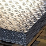 фото Рифленый алюминиевый лист Квинтет (1200х3000мм)