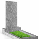 фото Памятник (без обработки торцов, с цветником) (1200х450х70) &quot;Мраморской&quot;