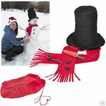 фото Набор для одевания снеговика 
«Новогодний снеговик», в сумочке.