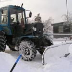 фото Вывозим снег Самосвалом 13т, МТЗ 82