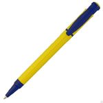 фото Ручка шариковая Kreta Special, желтая с синим