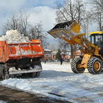 фото Очистка территорий от снега Камаз 8м3, МТЗ 82
