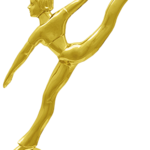 фото Фигурка - приз - награда аэробика спортивная с надписью на каменном основан