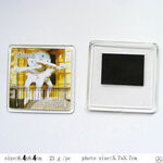 фото Акриловые заготовки для сувениров с магнитом, прямоугольные 52×77мм,от100шт