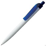 фото Ручка шариковая Prodir QS01 PMT-T, бело-синяя