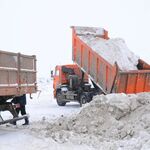 фото Вывоз снега с придомовой территории
