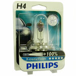 фото Лампы для фар Philips H4 x-treme vision +130%