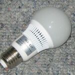 фото Светодиодная лампа 5,5Вт, 220В, патрон Е27/Е14