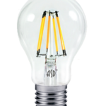 фото Лампа светодиодная LED-A60-PREMIUM 6Вт 220В Е27 3000К 540Лм прозрачная ASD
