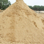 фото песок намывной 0,8-1,0 мм. под строительство (доставка)