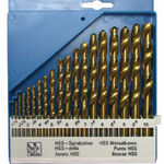 фото Сверла по металлу "888" HSS набор 19шт (3-10мм) титановое покрытие 10шт/уп
