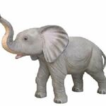 фото Скульптура 3D из стеклопластика "Слон" код "G146" в220cm