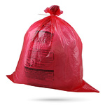 фото Пакеты для медицинских отходов с информацией, 700*800 мм, 60 л, красный, В