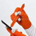 фото 18009 Силиконовый браслет-стилус оранжевый BANGLE