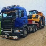 фото Аренда трала Scania R500- трал 60 тонн, загр. площадка 0,65 м (корыто)