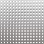 фото Лист со смещенными рядами квадратных отверстий под углом 45° 0,8мм 09Г2С